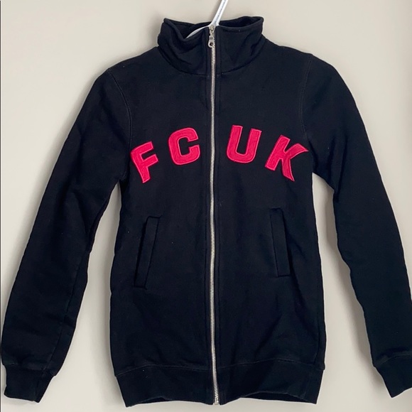 FCUK Zip-Up Sweater - Picture 1 of 3